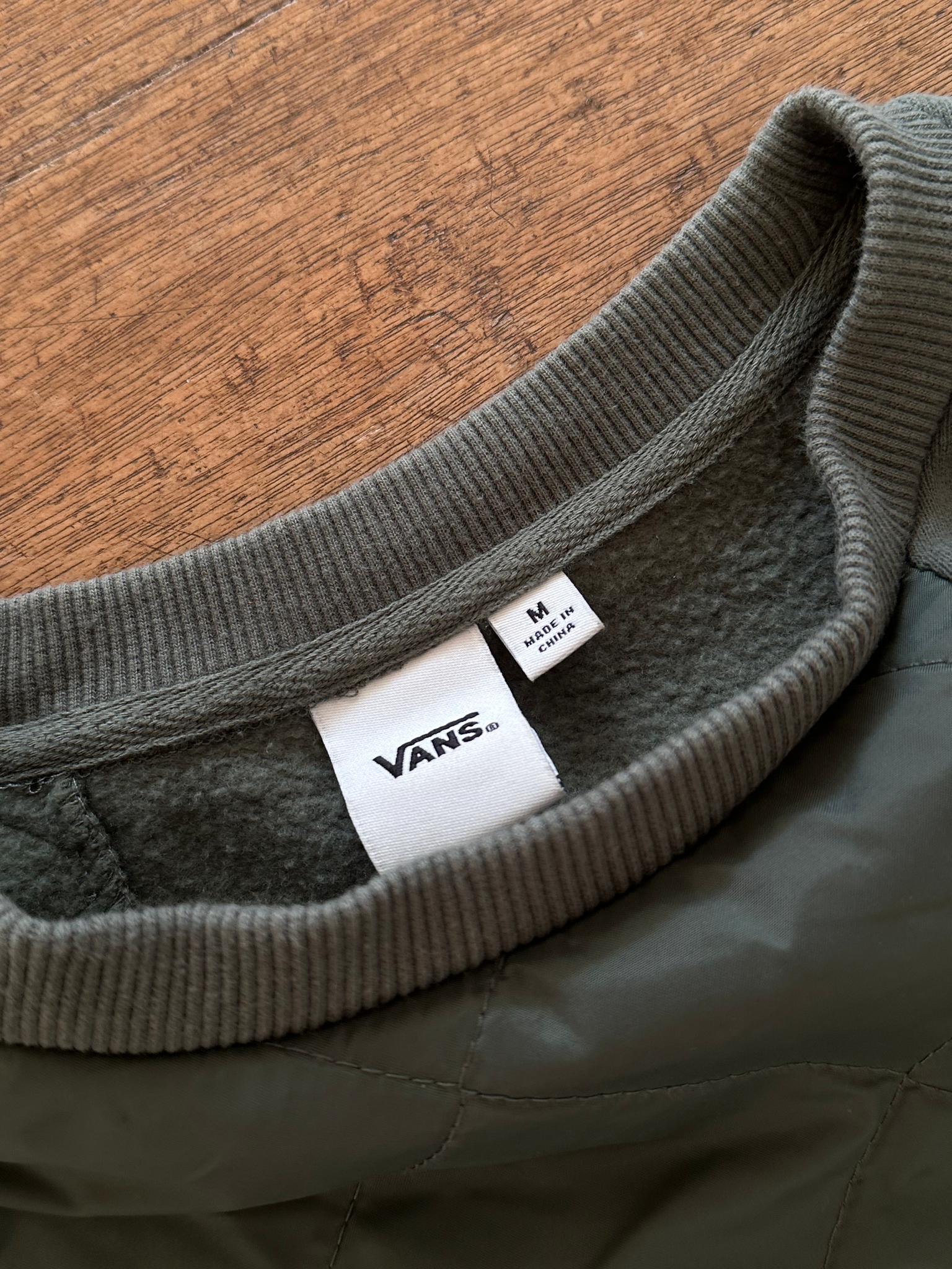 Vans Boxy Quilt Patchwork Crewneck (M)