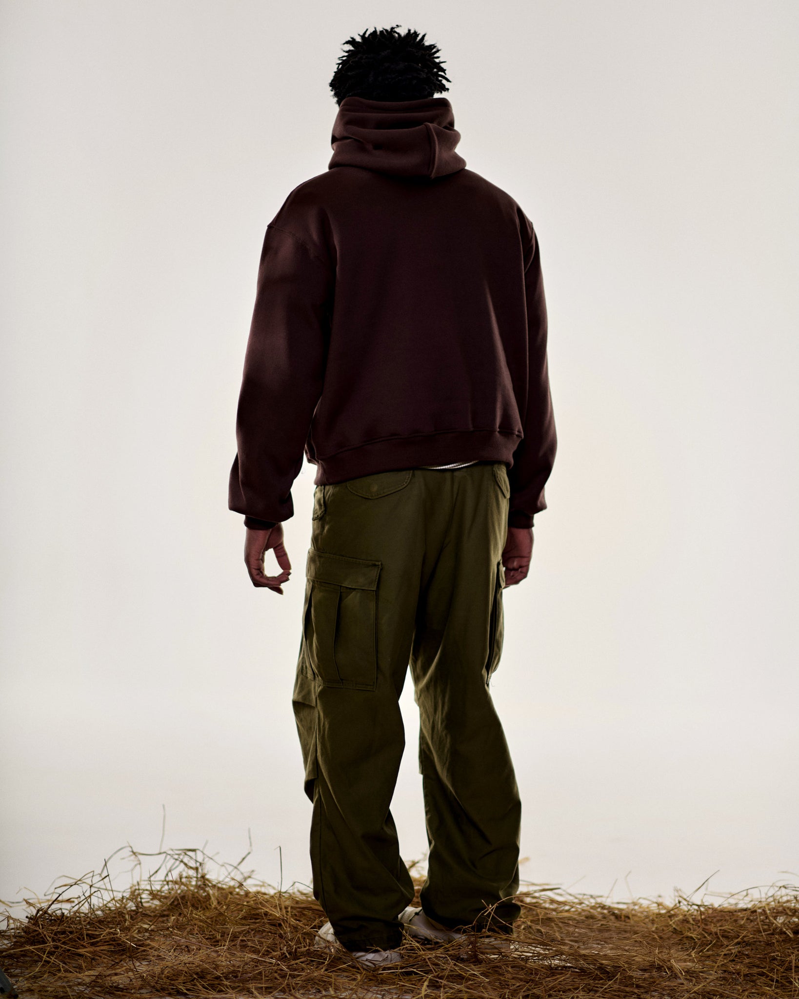 Brown Boxy Hoodie