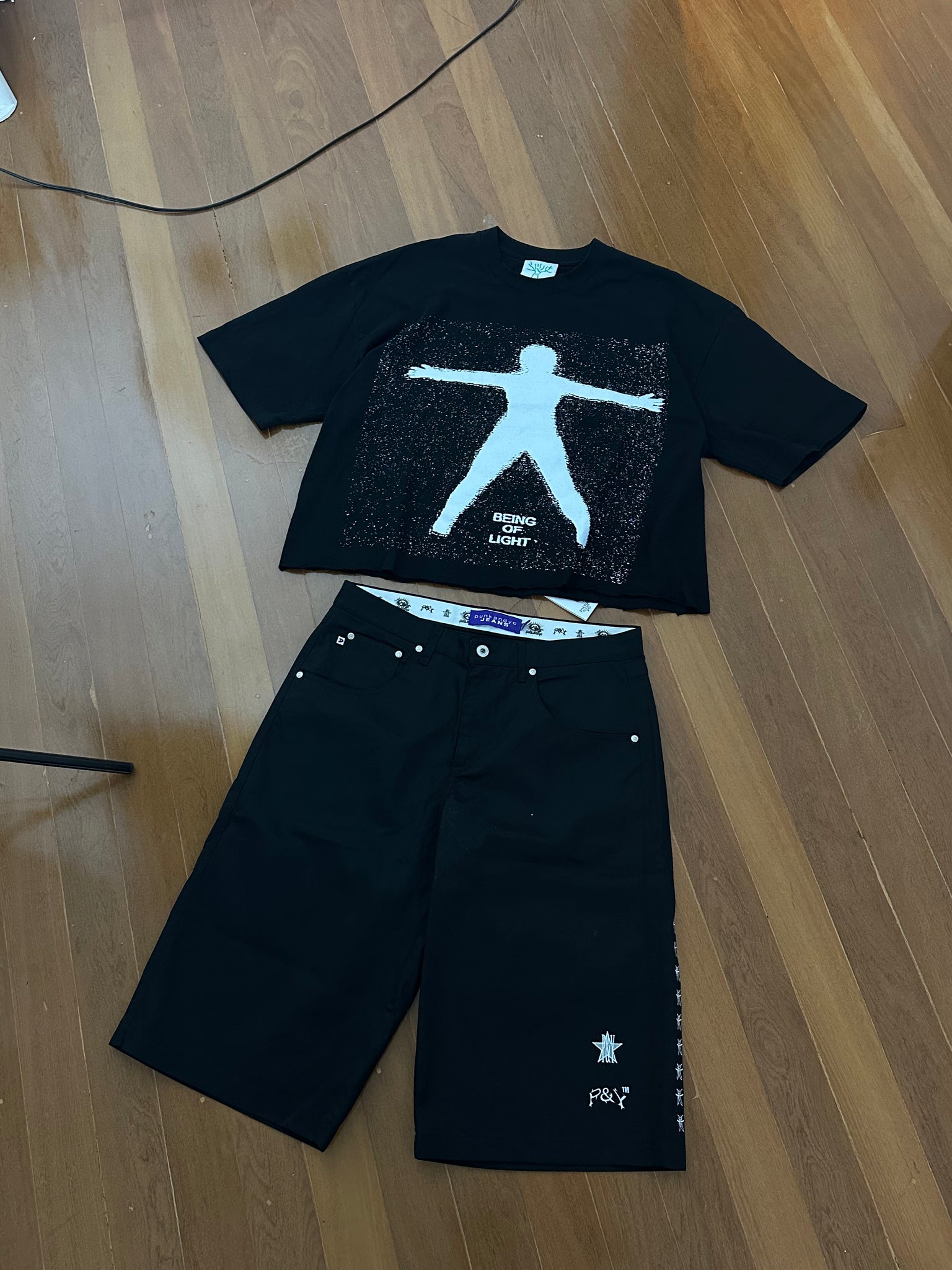 Online Ceramics Being of Light Cropped T (M/L/XL)