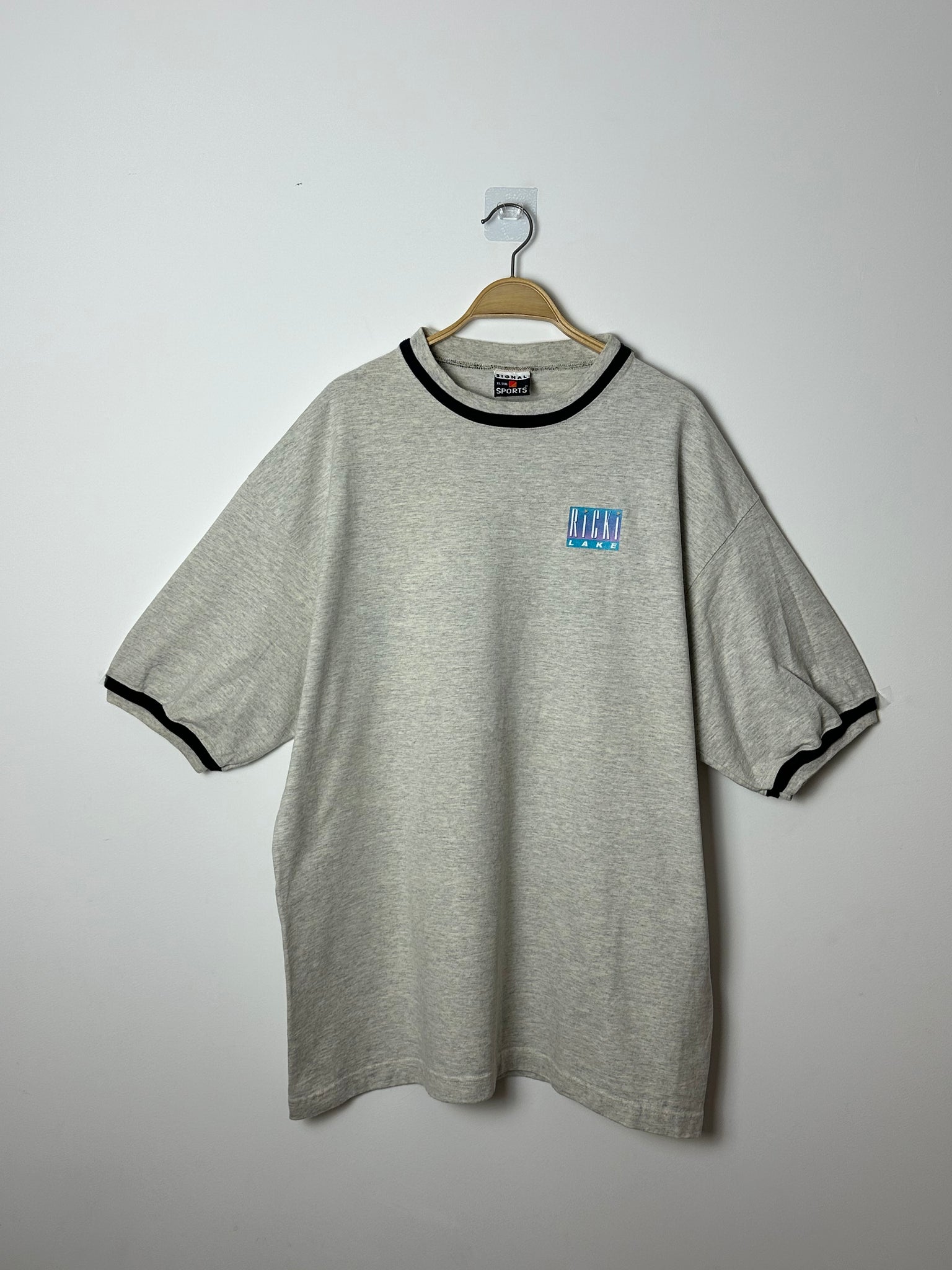Ricki Lake Grey Ringer T (XL/XXL)