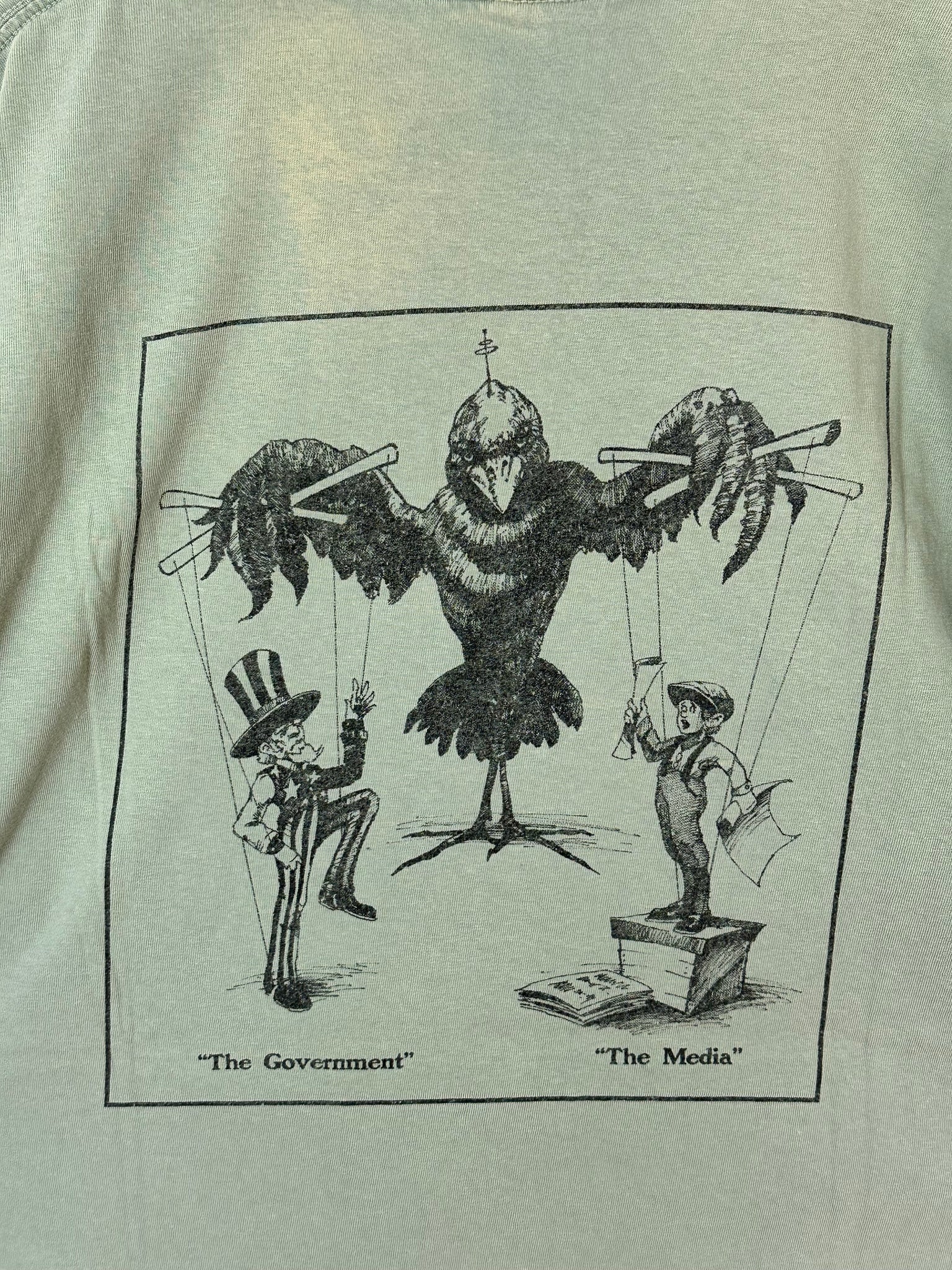 Birds Aren't Real Political Sunfaded T (XL)