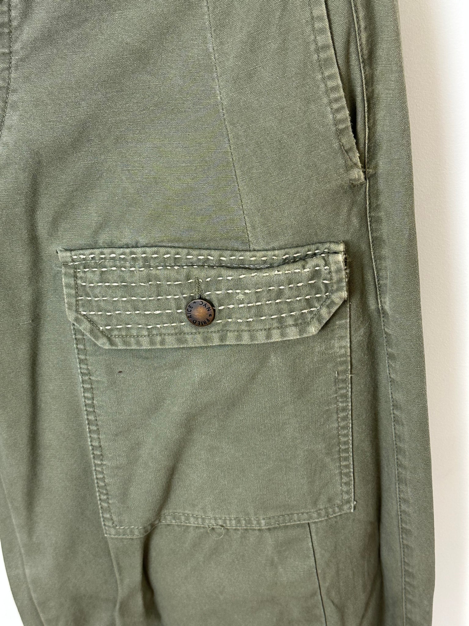 Fried Rice NYC 'Sashiko' Wide Leg Pants (OS)