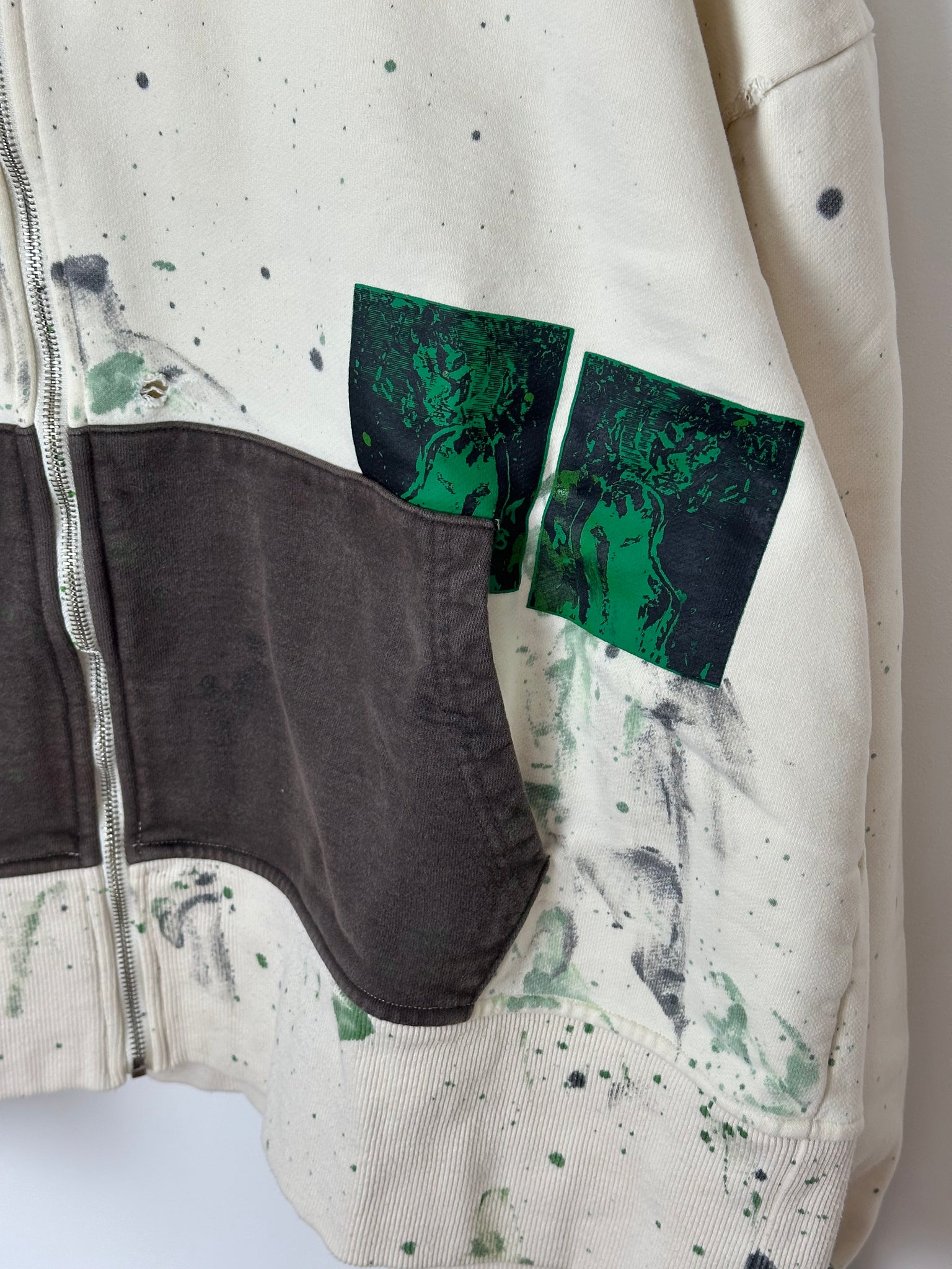 PaintSplatter Boxy Zipup (XL)