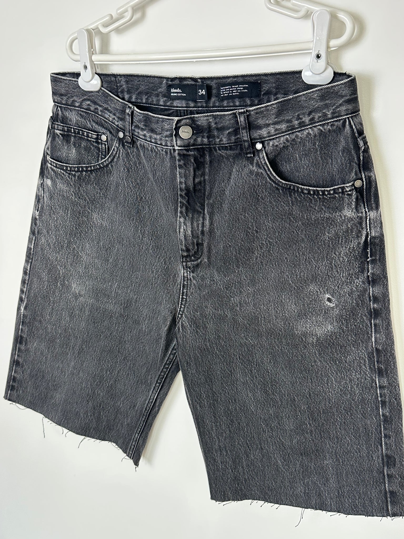 Black Trimmed Afends Jorts (42)