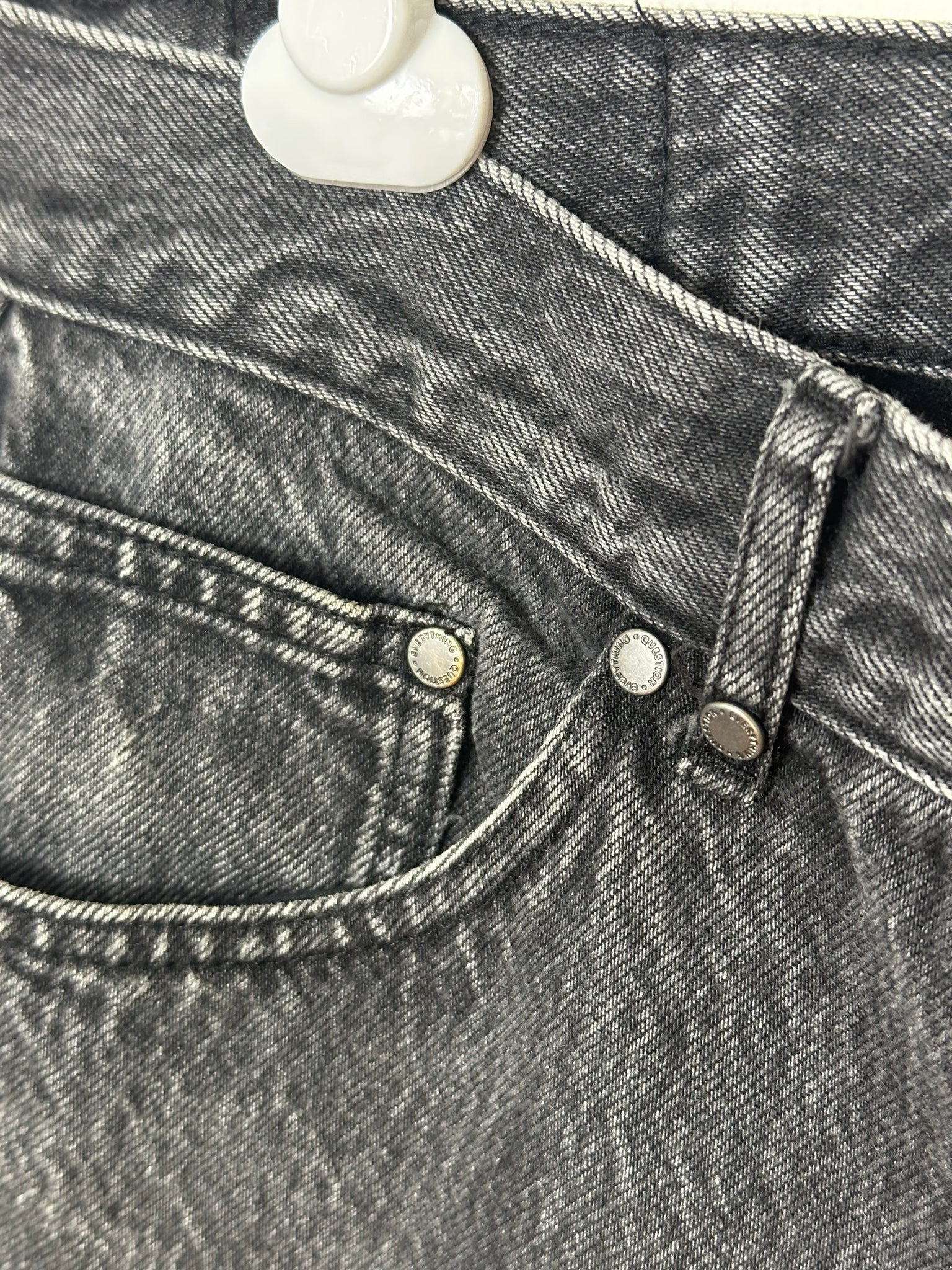 Black Trimmed Afends Jorts (42)