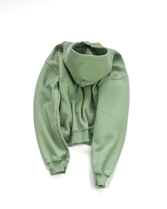 Moss Boxy Hoodie